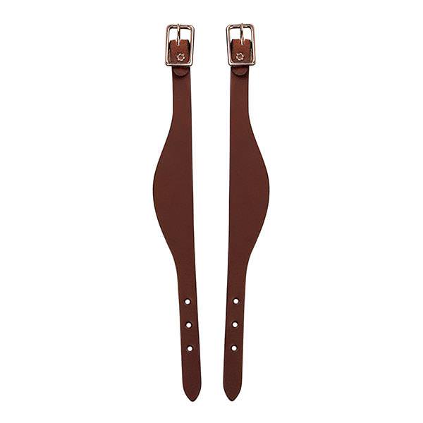 Bridle Leather Fender Hobbles, Flared