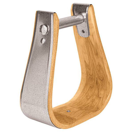 Wooden Stirrups, Overshoe Visalia, 3" Tread