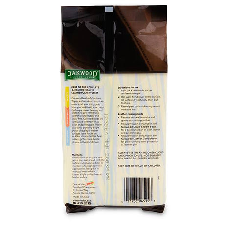 Oakwood Leather and Synthetic Wipes