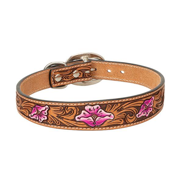 Weaver Leather Vintage Paisley Collar 5/8in x 13in Chocolate