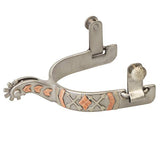 Ladies Spur w/ Arrow Crossing Design, Steel