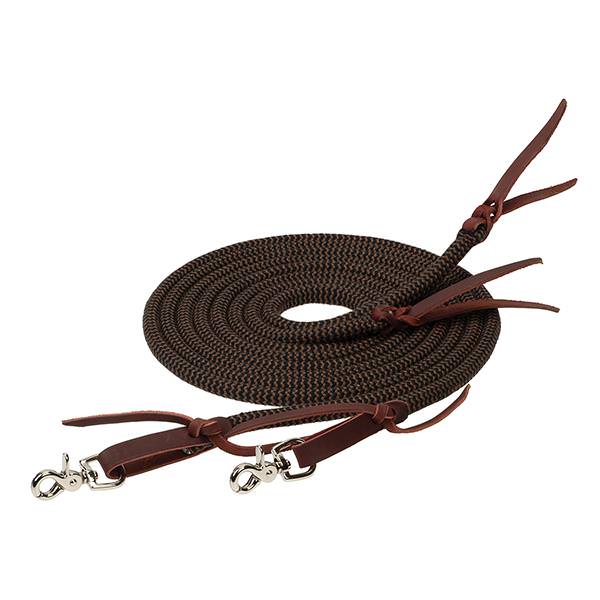 EcoLuxe<sup>&trade;</sup> Bamboo Split Reins, Brown/Black