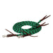 Braided Split Reins, 1/2"x8, Hunter Green/Kelly Green