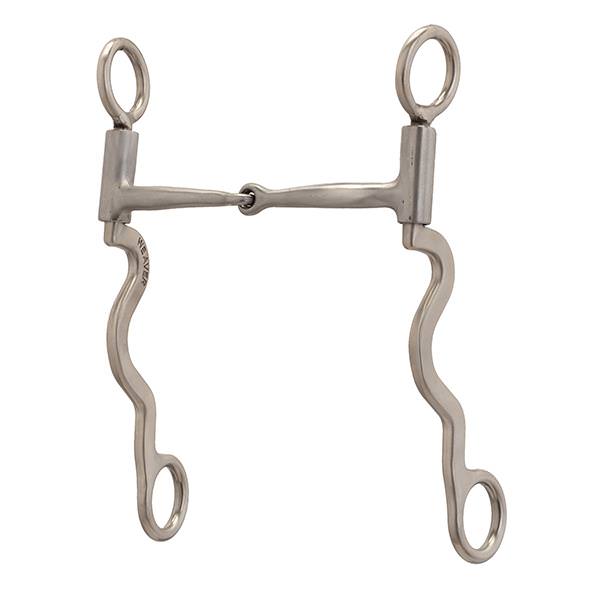 Pro Series Long 8-1/4" Cheek Horse Bit, Sweet Iron Snaffle