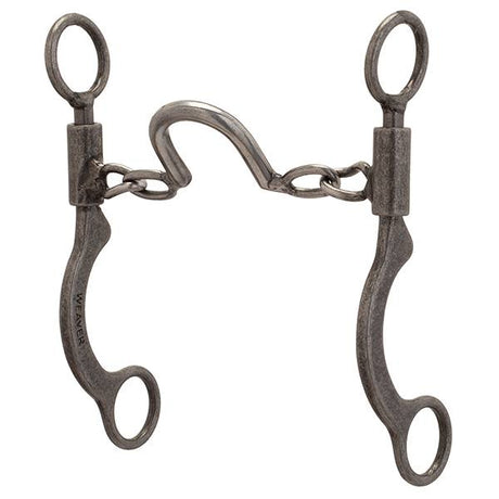 Pro Series Short 6-1/2" Cheek Horse Bit, Sweet Chain/Port