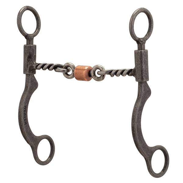 Pro Series Short 6-1/2" Cheek Horse Bit, Sweet Iron Twisted