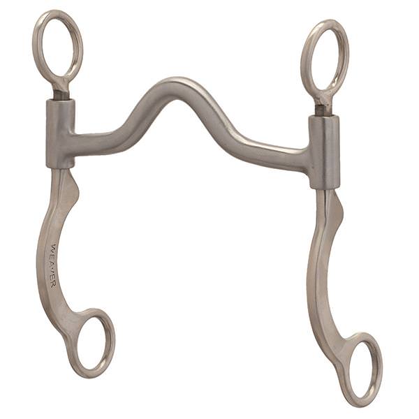 Pro Series Short 6-1/2" Cheek Horse Bit, Sweet Iron Port