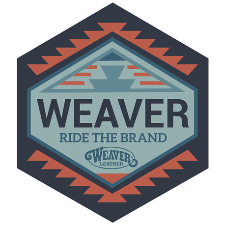 Weaver Leather Sticker, Ride the Brand